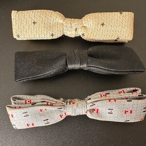 Set Of 3 Vintage Ormond NYC Bow Ties